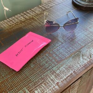 Betsey Johnson Lavender Cat-Eye Sunglasses